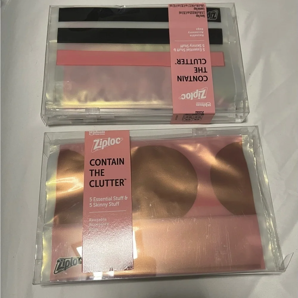 SCJohnson Ziploc Contain The Clutter Essential & Skinny Stuff Accessory